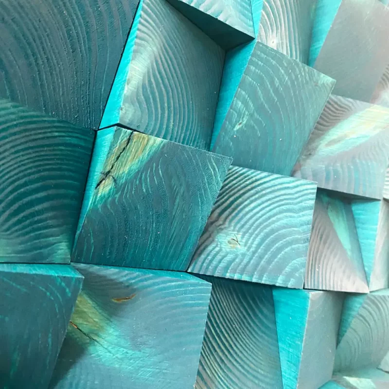 Okeāna zilas sienas dekors glezna
