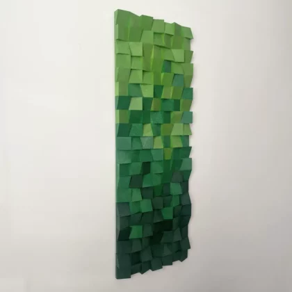 sienas dekors zaļā pāreja